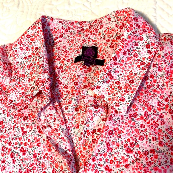 Liberty XL floral blouse long sleeve